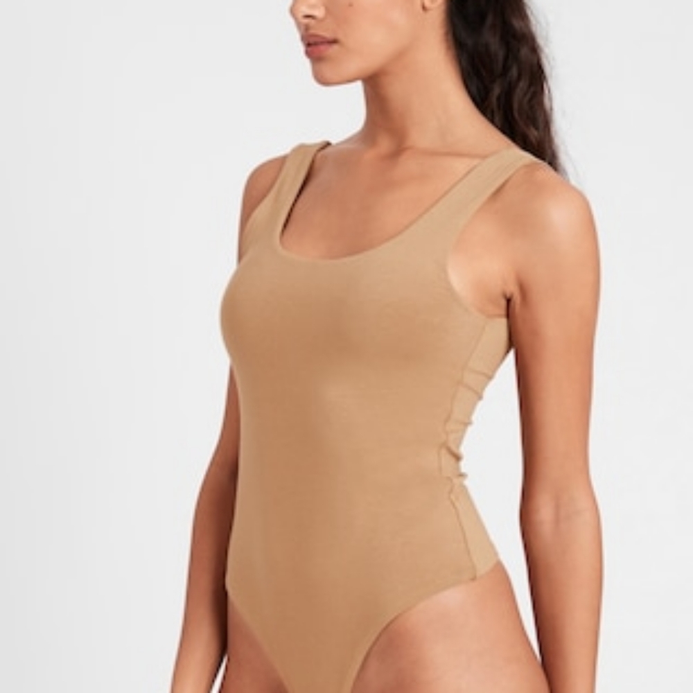 Banana Republic Scoop-Neck Thong Bodysuit